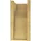 Ekena Millwork 7"W x 7"D x 14"H Wide Crestline Rough Cedar Woodgrain TimberThane Corbel, Primed Tan CORUR07X07X14CRERCPR - alternate 6